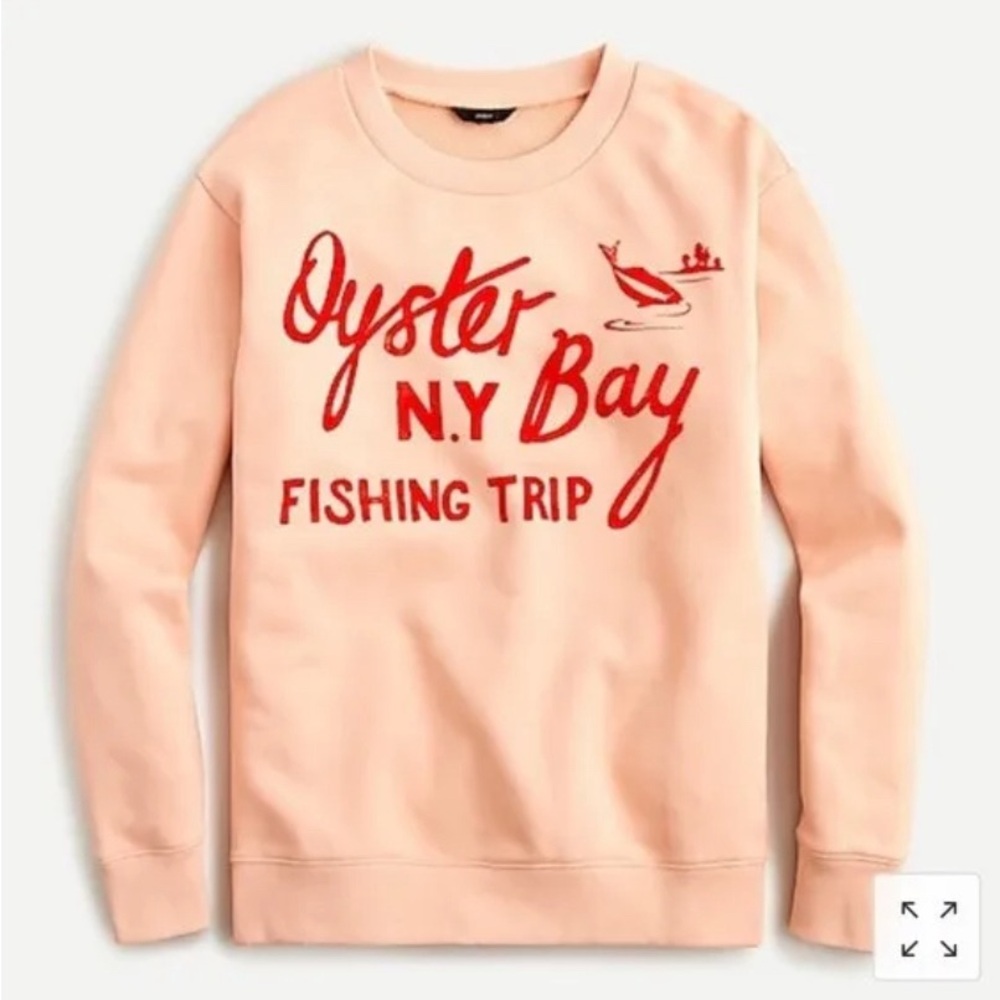 J. Crew “Oyster Bay" Sweatshirt in Original Cotton Terry | Size XS
